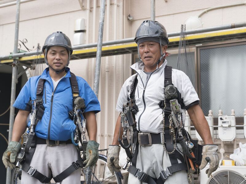 現場で働く作業員