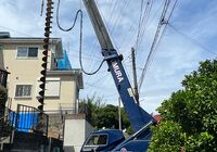 H鋼打設16ｔアンギラス